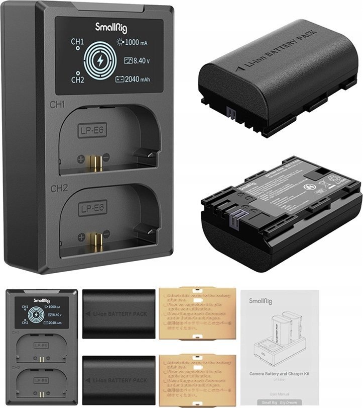 Charger do aparatu SmallRig 3821 LP-E6NH