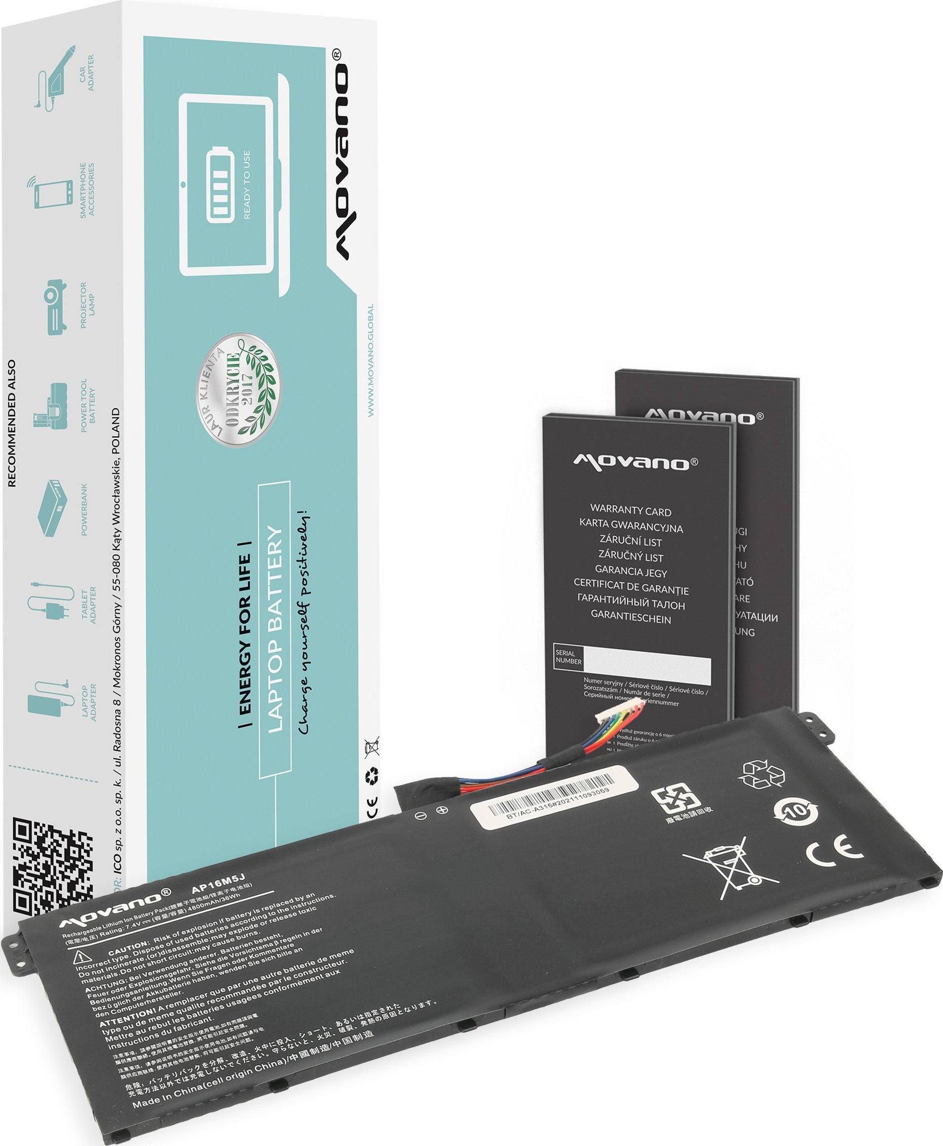 Movano  AP16M5J do Acer Aspire 3