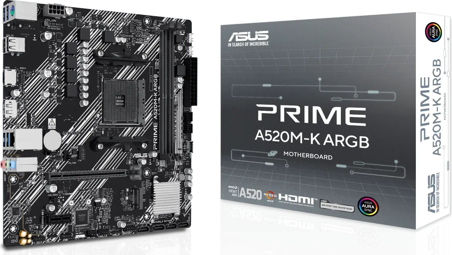 ASUS PRIME A520M-K ARGB mATX Mainboard