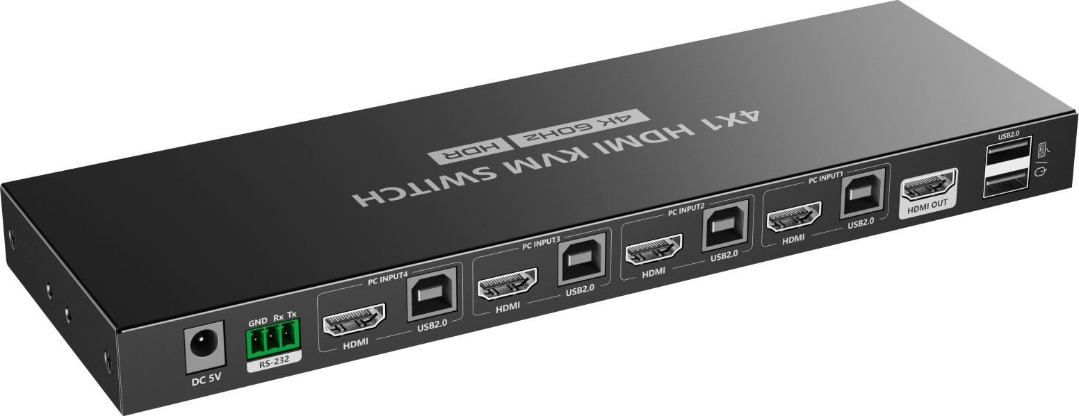 PremiumCord HDMI switch, 4K@60Hz HDMI2.0