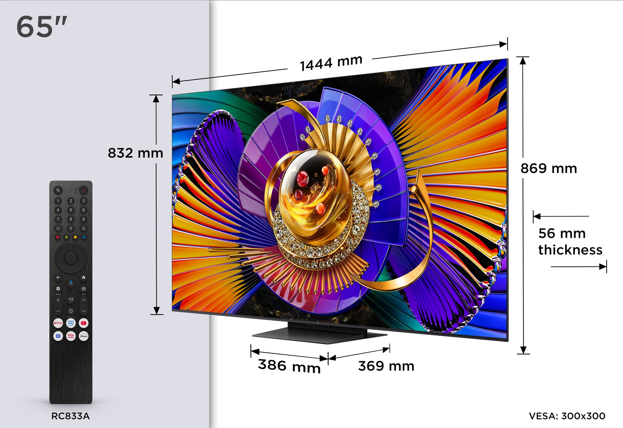 TCL 65C7L 65" SQD-MiniLED 4K GoogleTV