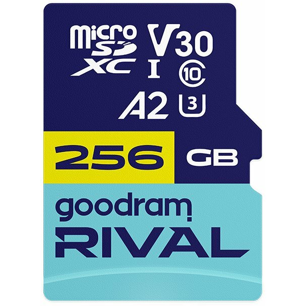 GOODRAM Memory card microSD 256GB Rival