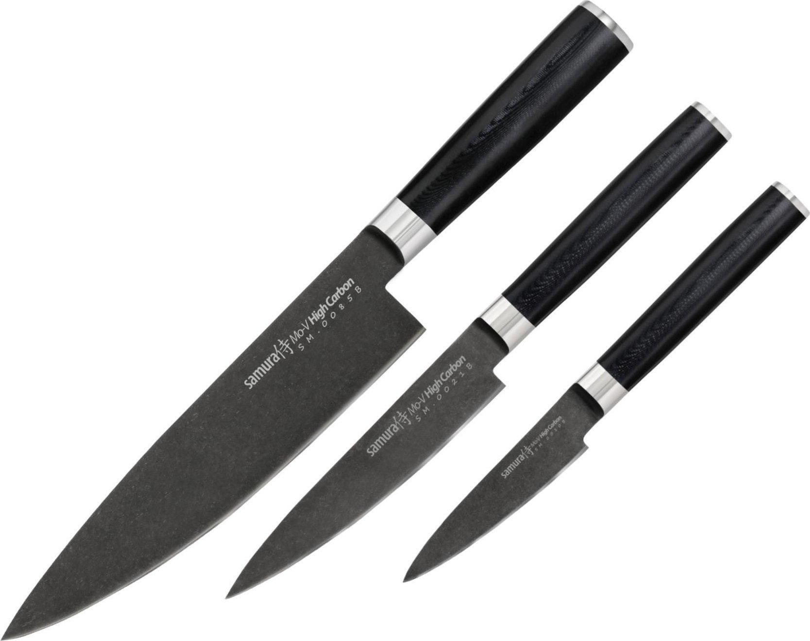 Samura Samura MO-V stonewash zestaw 3