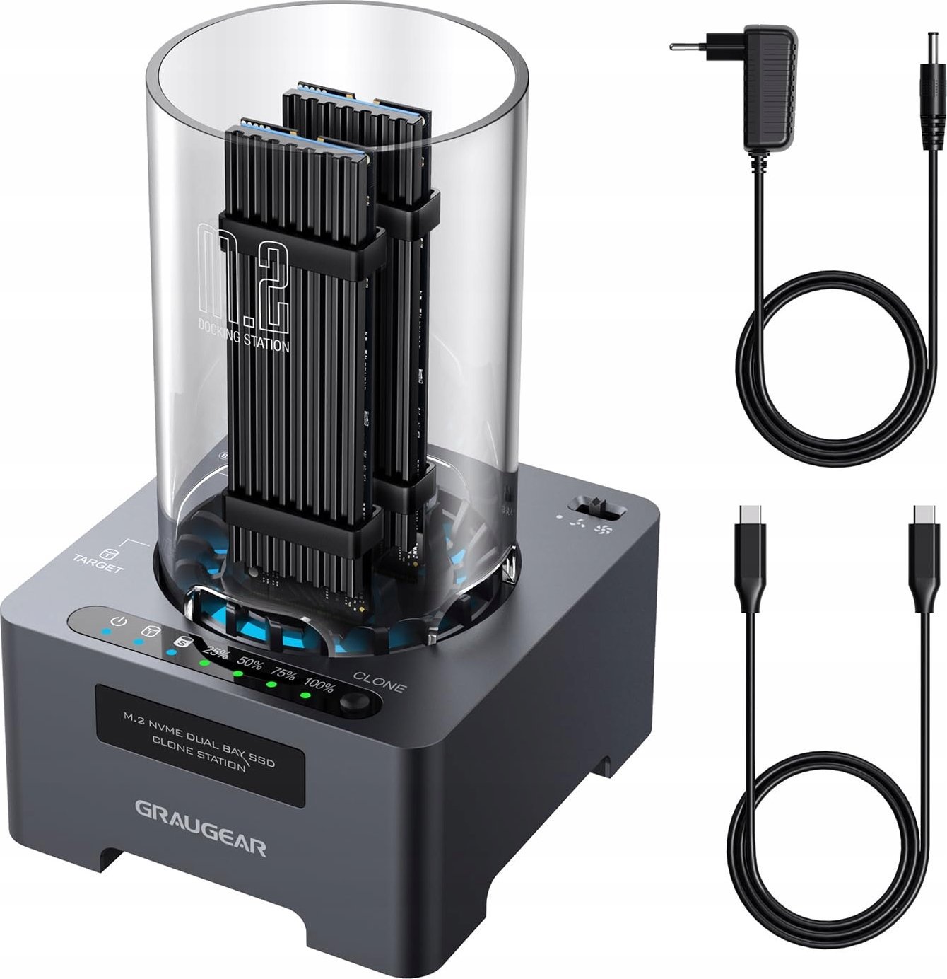 Graugear Graugear Klon-Station für M.2-NVMe-SSD