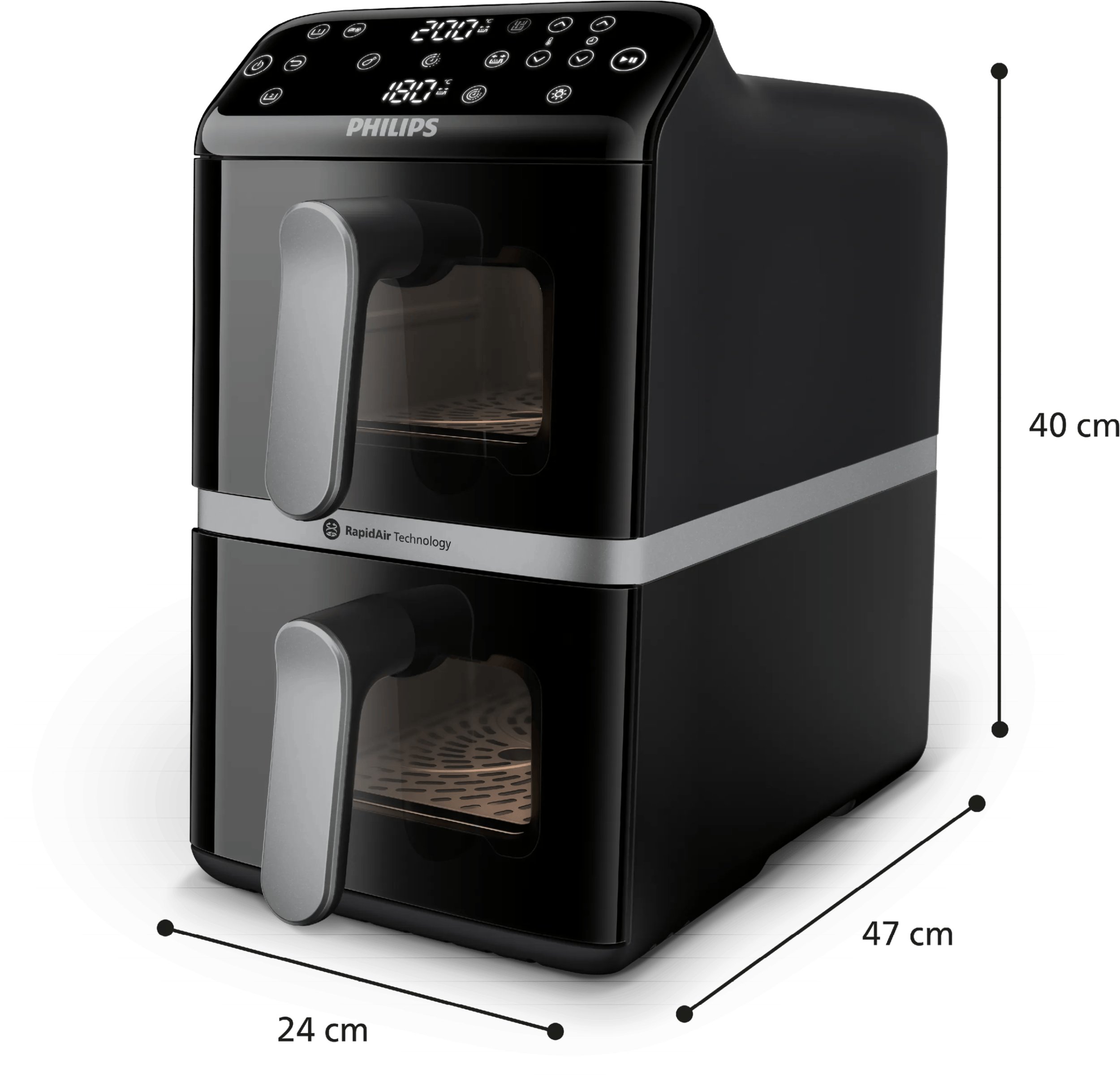 Philips Ovi Stacked Dual Basket 4000