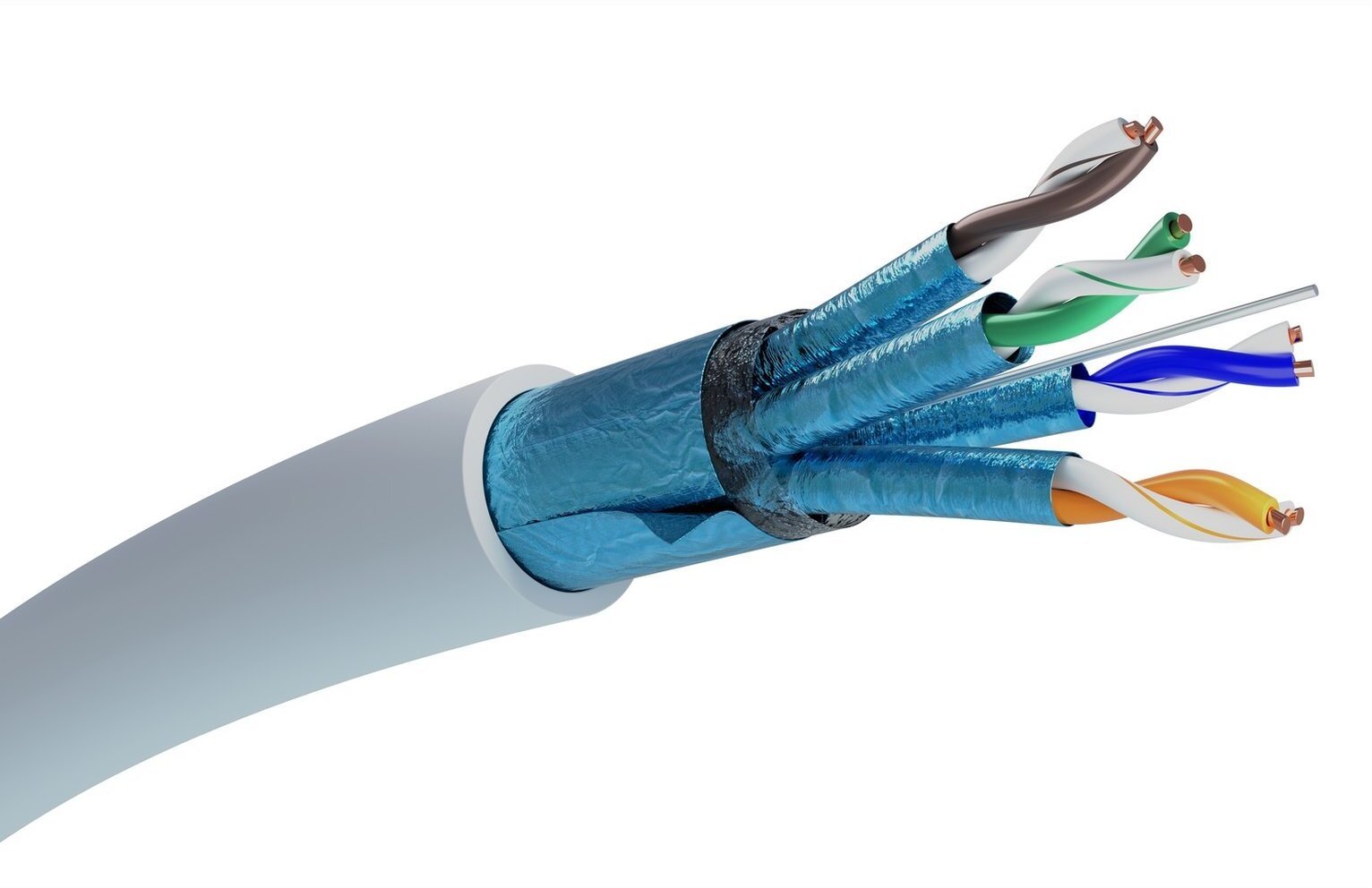 ExtraLink Kabel sieciowy Twisted Pair CAT6A