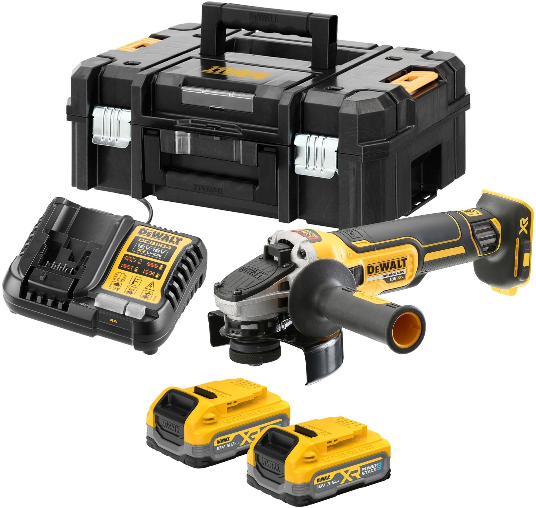 Dewalt Akumulatorowa szlifierka kątowa (DCG405S2T-QW) |