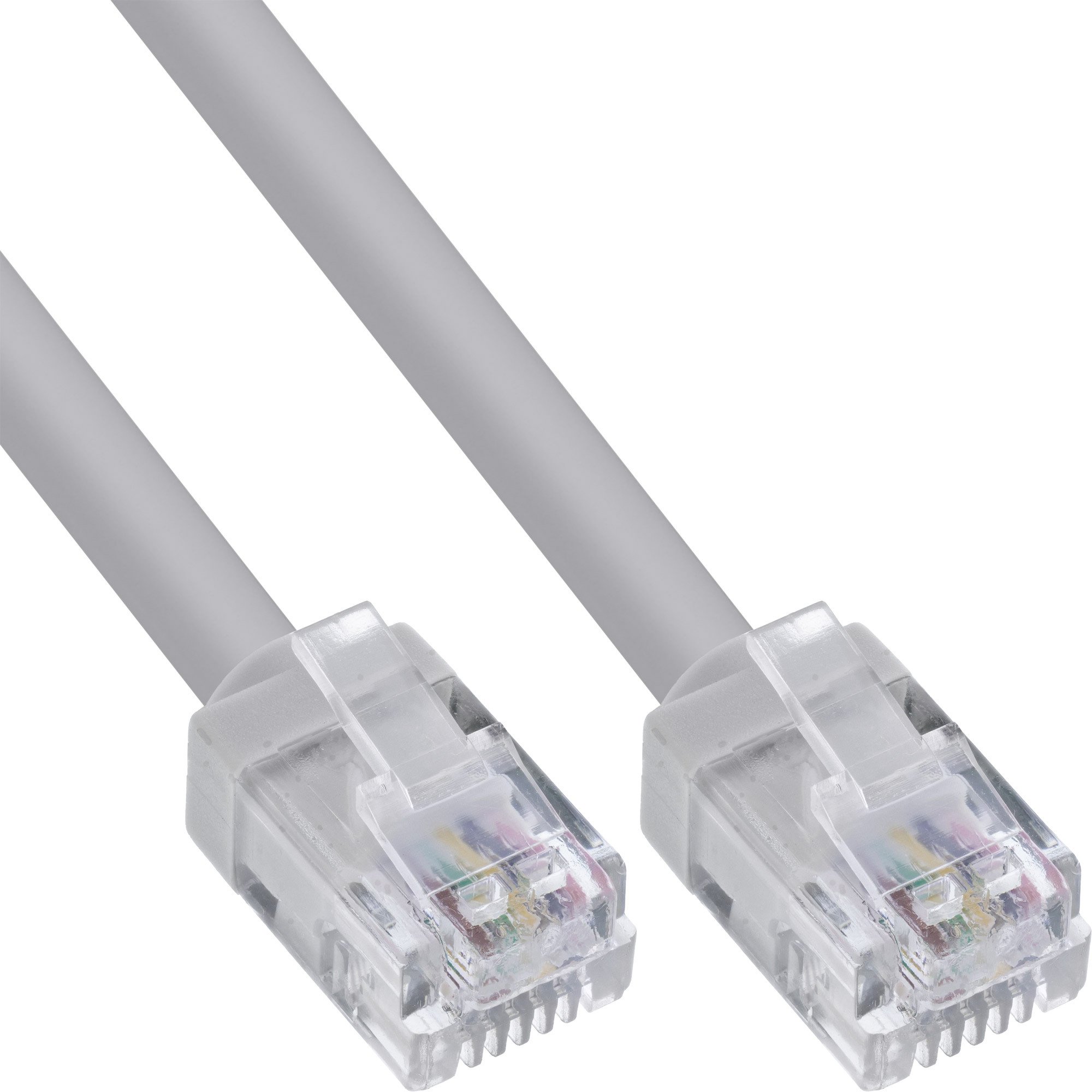 InLine Kabel Modularny Okrągły RJ12 6P6C