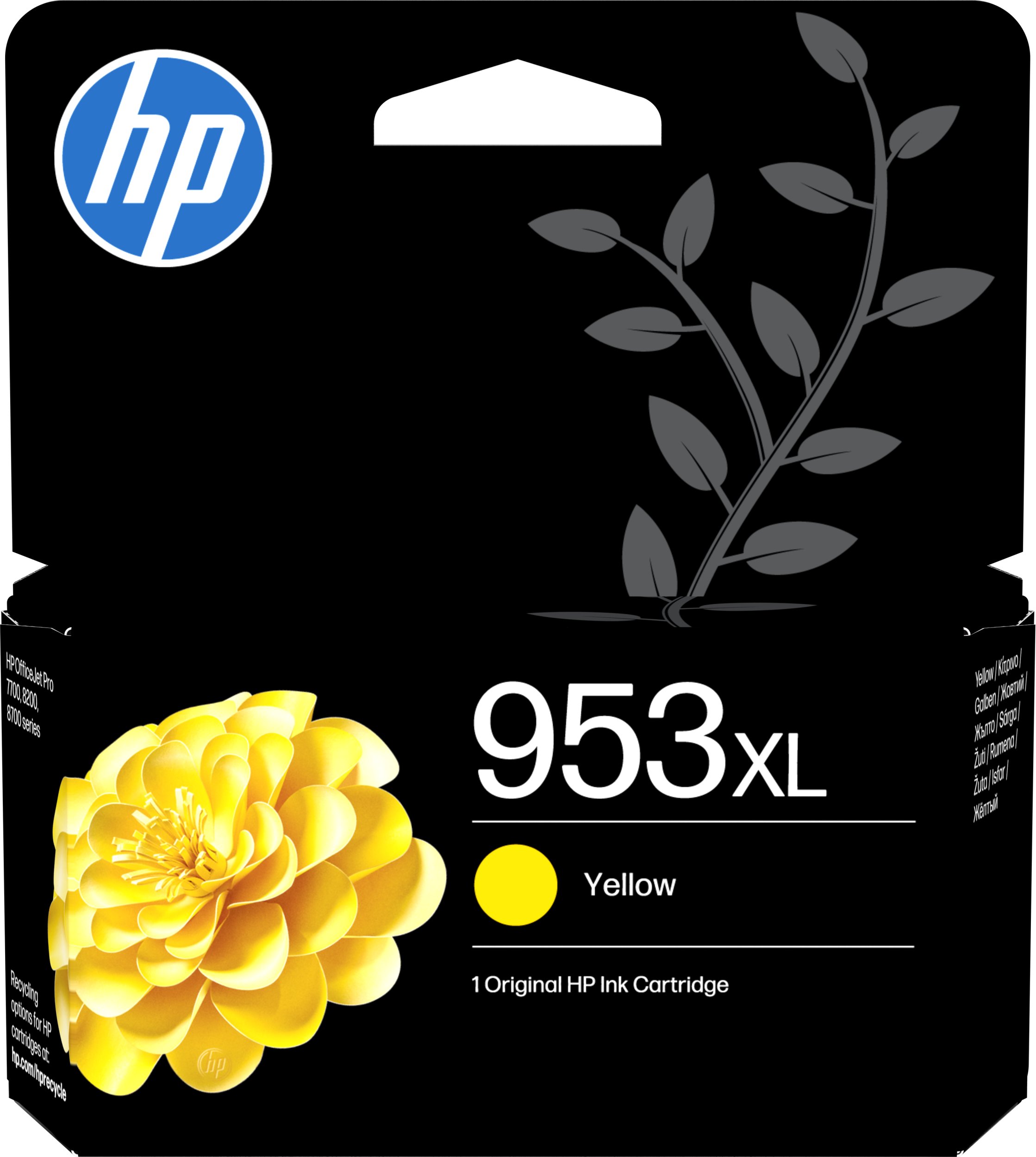 Tusz HP 953XL High Yield Yellow