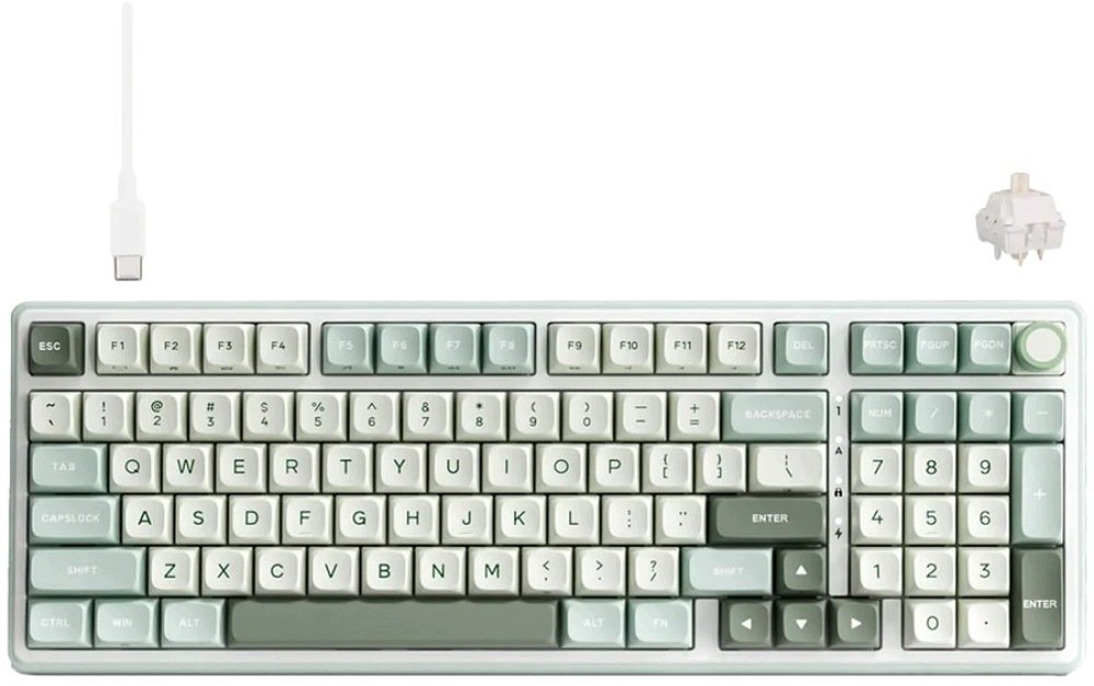 ROYAL KLUDGE R98 Pro Sky Cyan