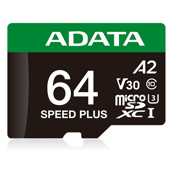 ADATA Speed Plus microSDXC 64GB UD64GUI3V30A2SP-RA1
