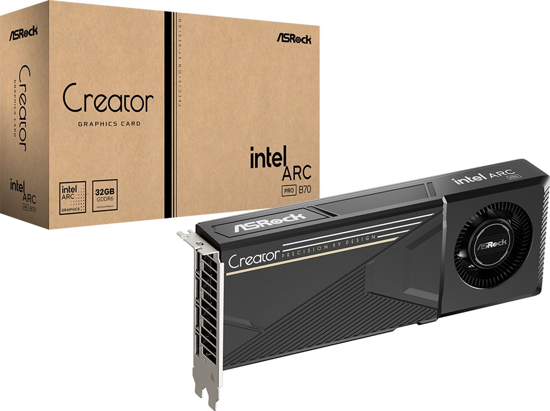 ASRock Intel Arc Pro B70 32GB