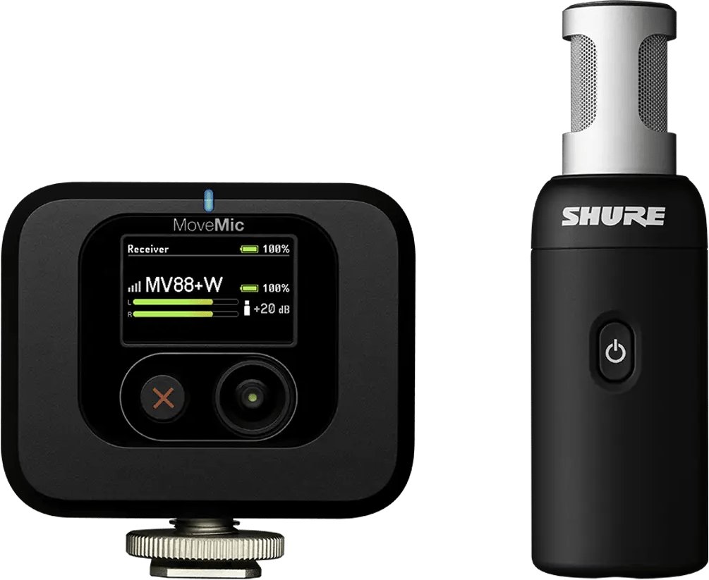 Shure MV88+W-KIT-Z6 - wireless stereo microphone