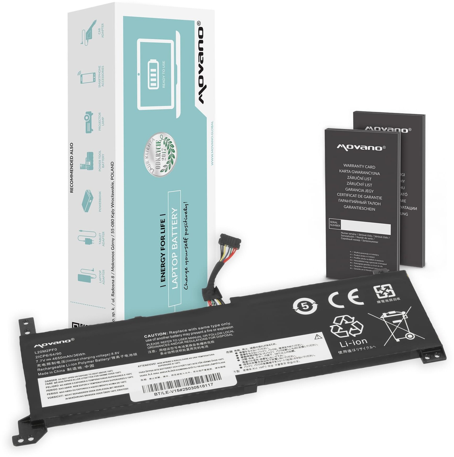 Movano  do Lenovo V14 V15 V17