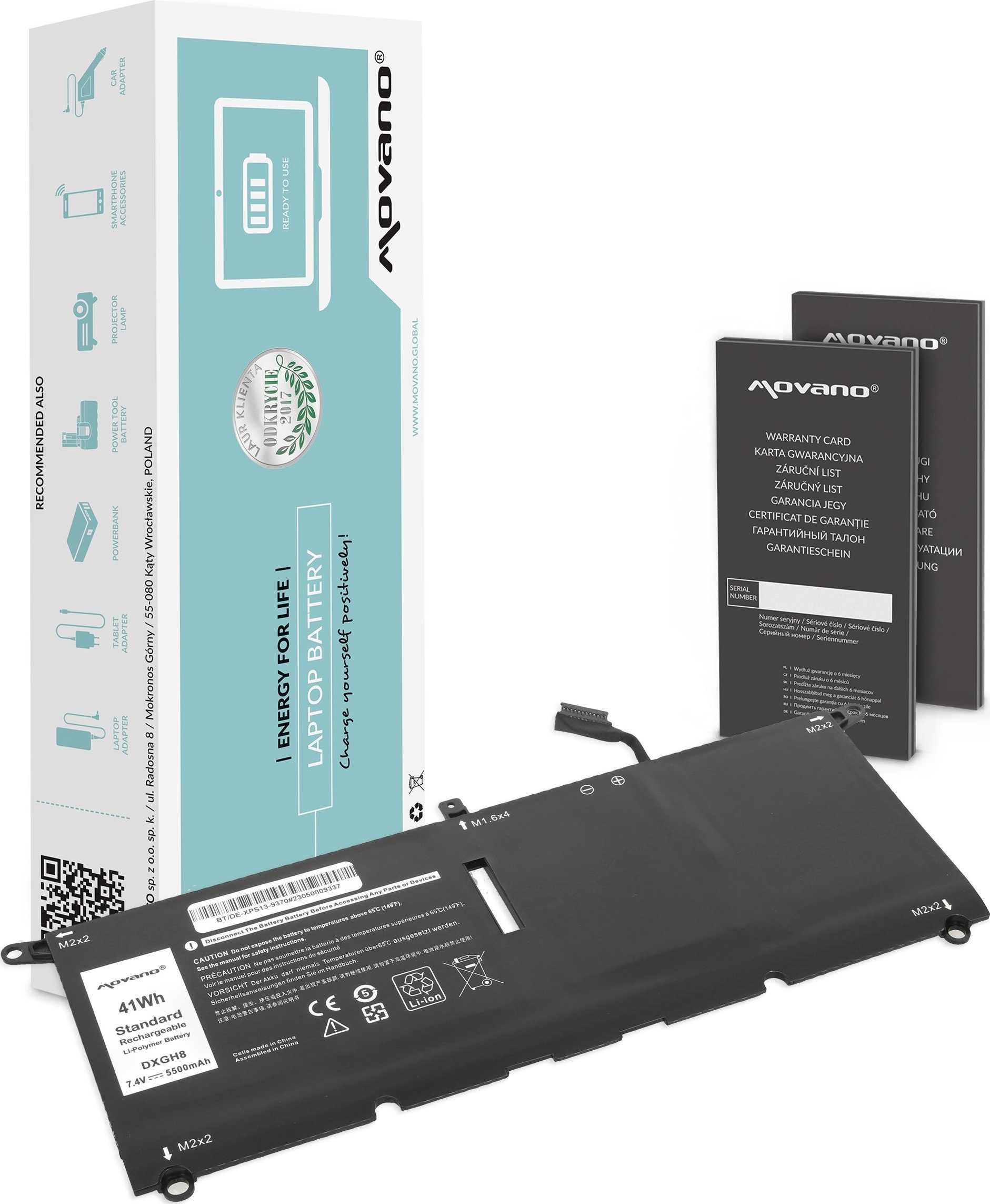 Movano DXGH8 G8VCF do Dell XPS