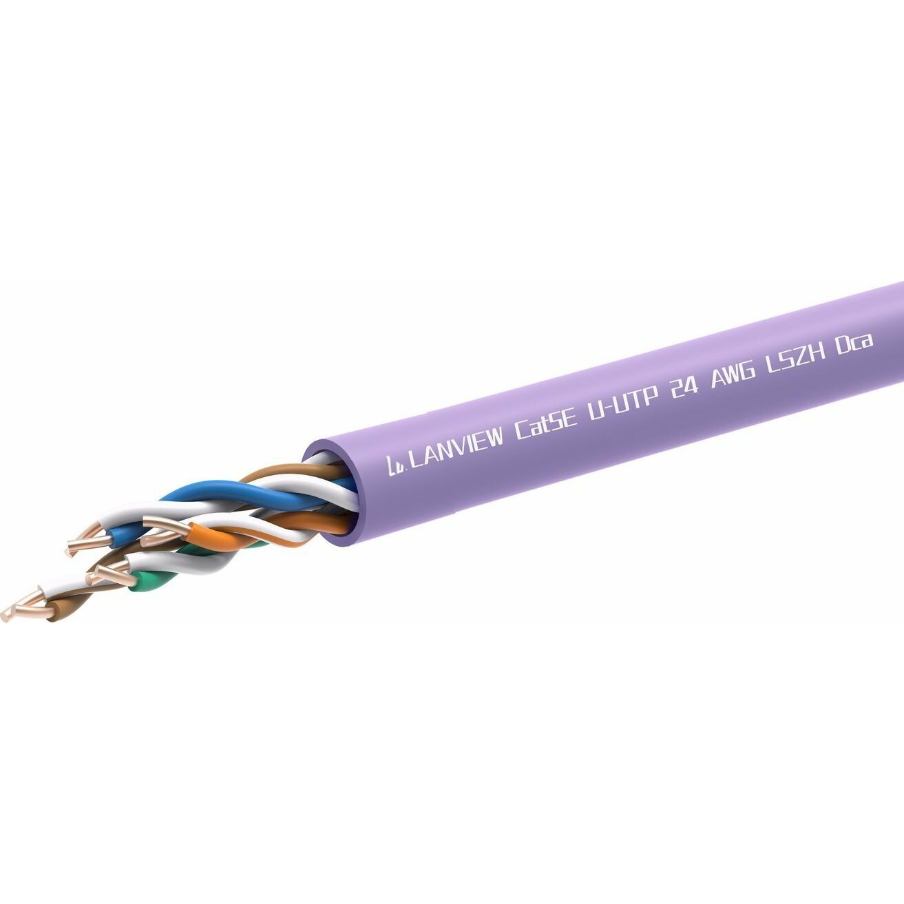 Lanview CAT5e U-UTP Network Cable LSZH