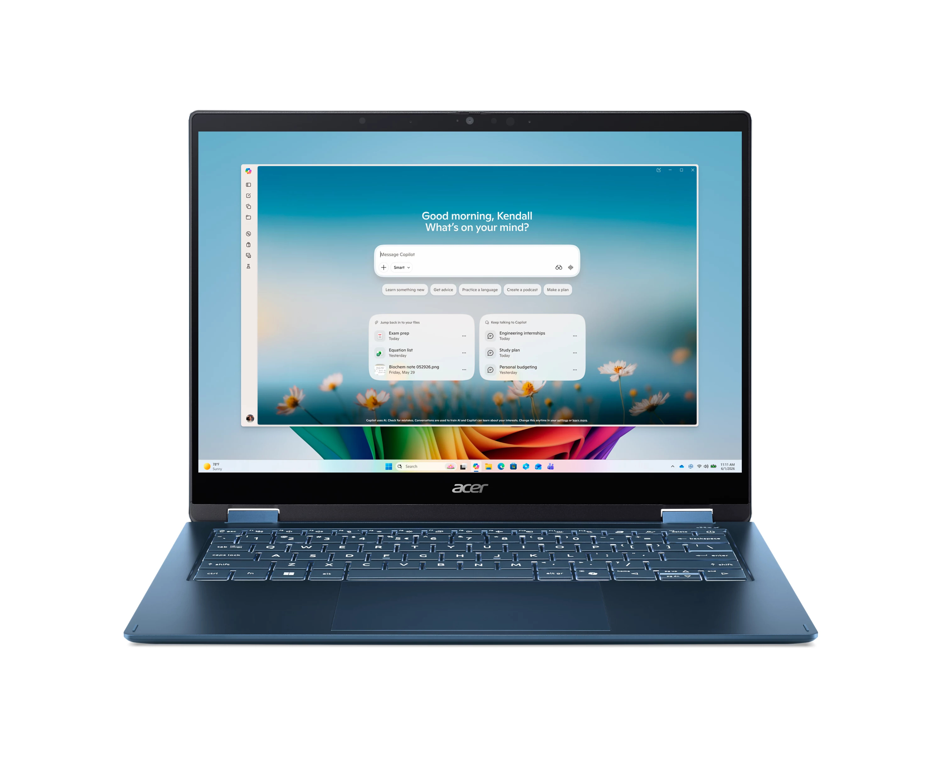 Acer Swift 14 AI SFSP14-Q51T-X4K2 NX