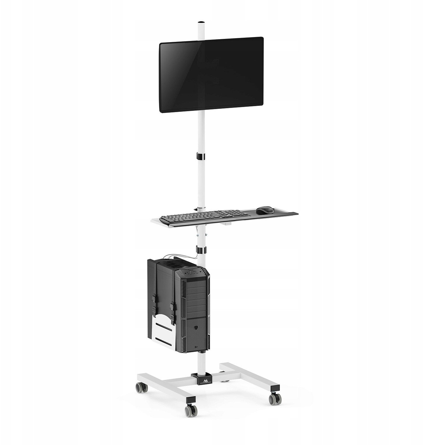 Maclean CPU monitor cart stand on