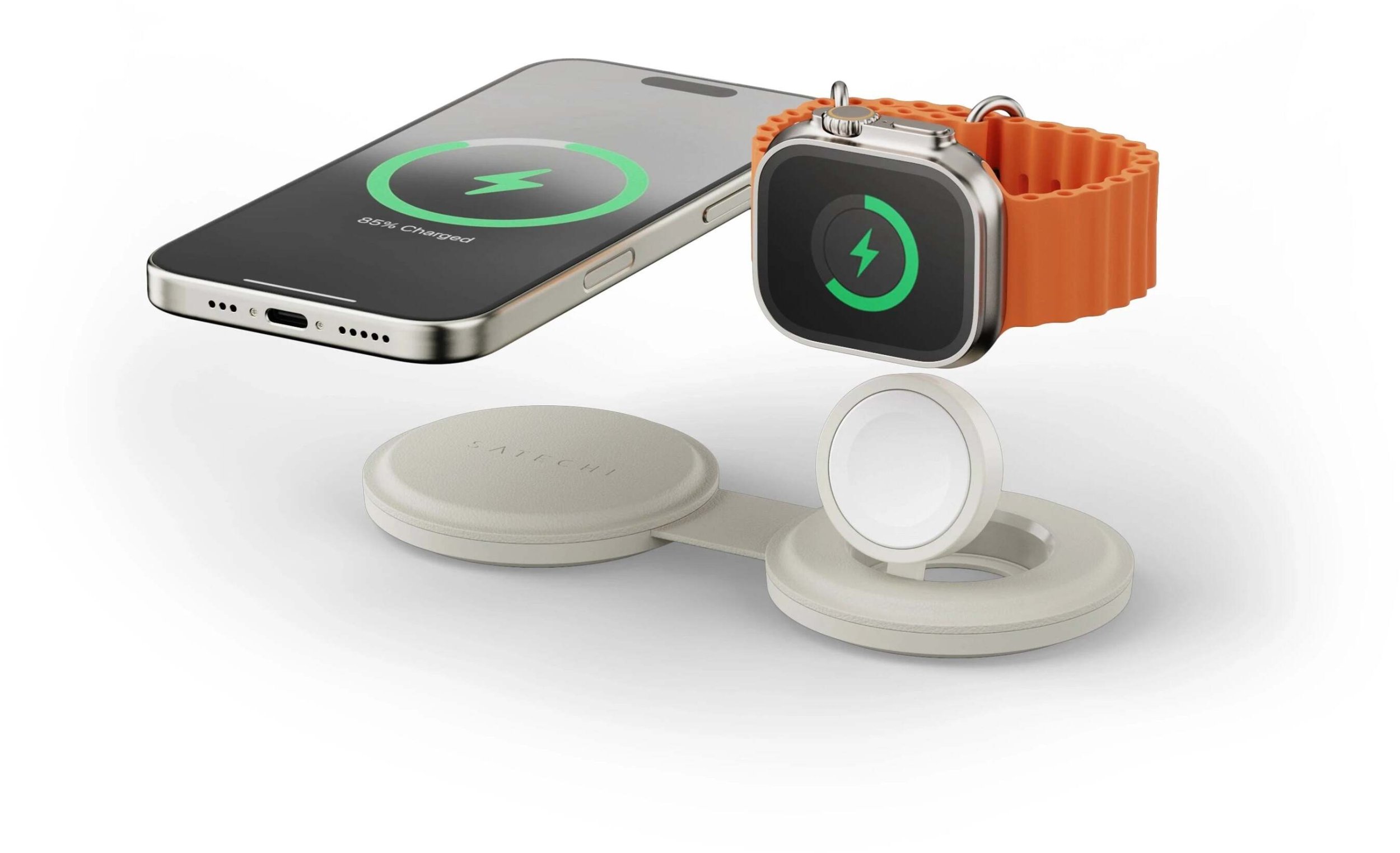 Charger Satechi OntheGo 2-in-1 Wireless Charger