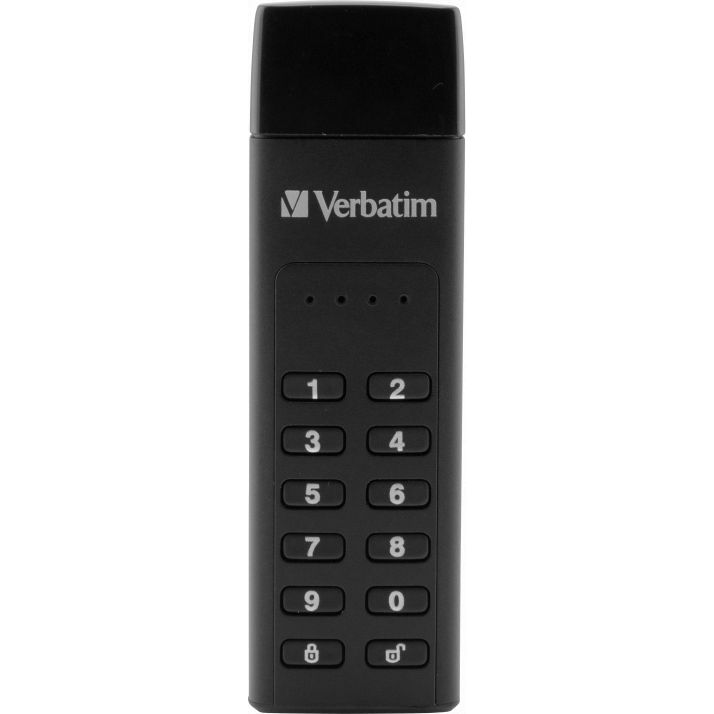 Verbatim Pendrive 64GB keypad secure AES