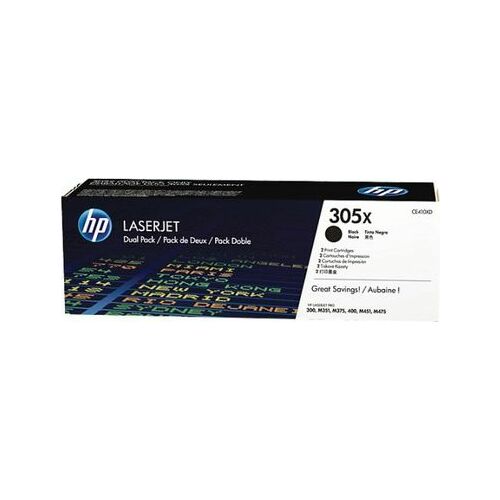Toner HP 305X Black Oryginał  (CE410XD)