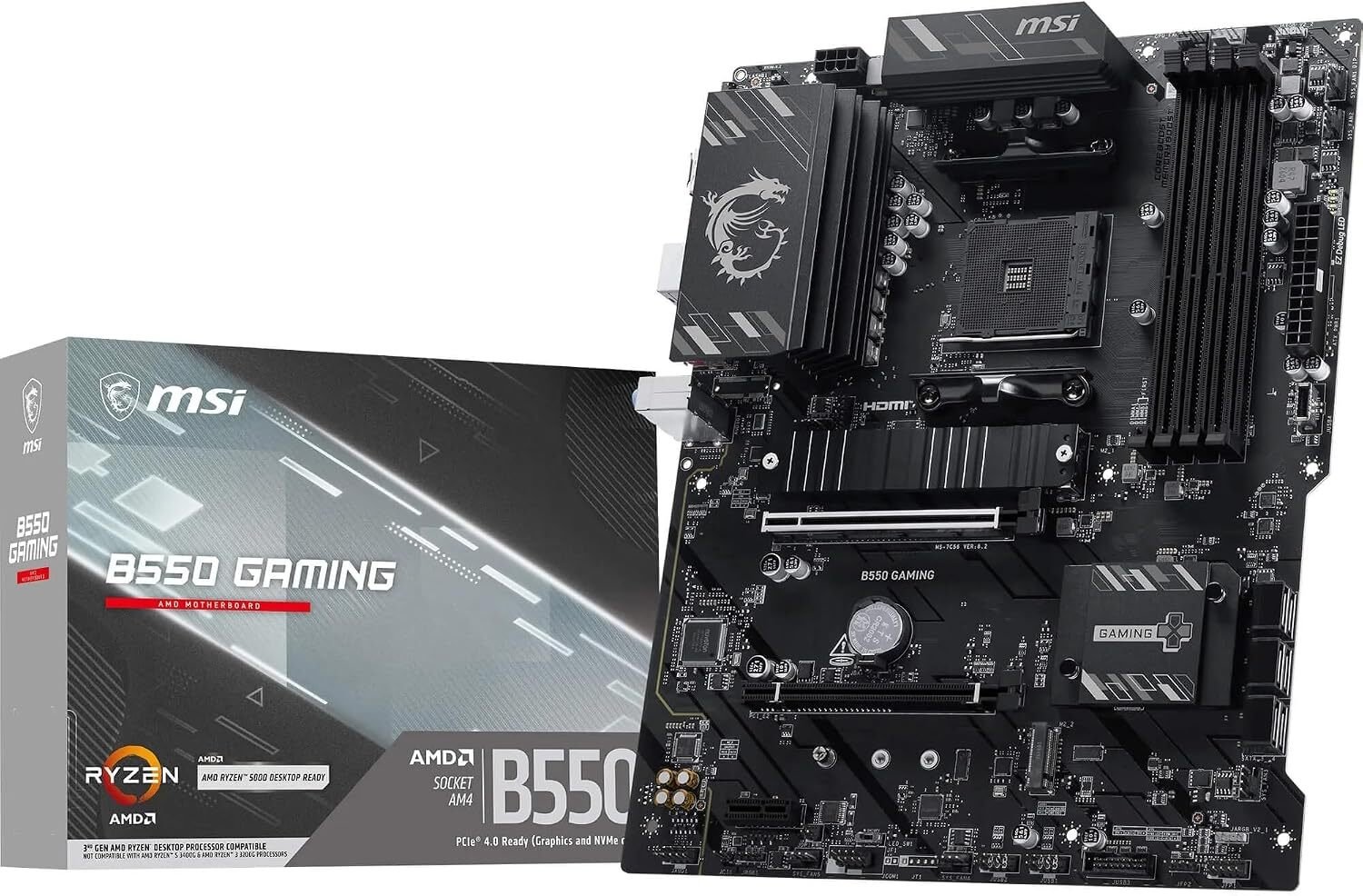 MSI B550 GAMING Motherboard, AM4, AMD
