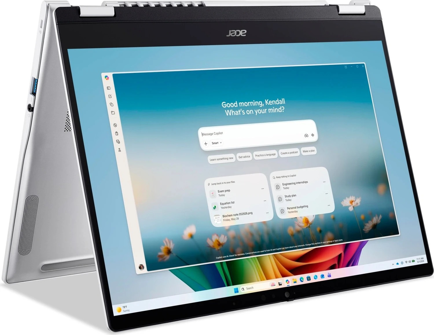 Acer Swift 14 AI SFSP14-I51T-79CL NX