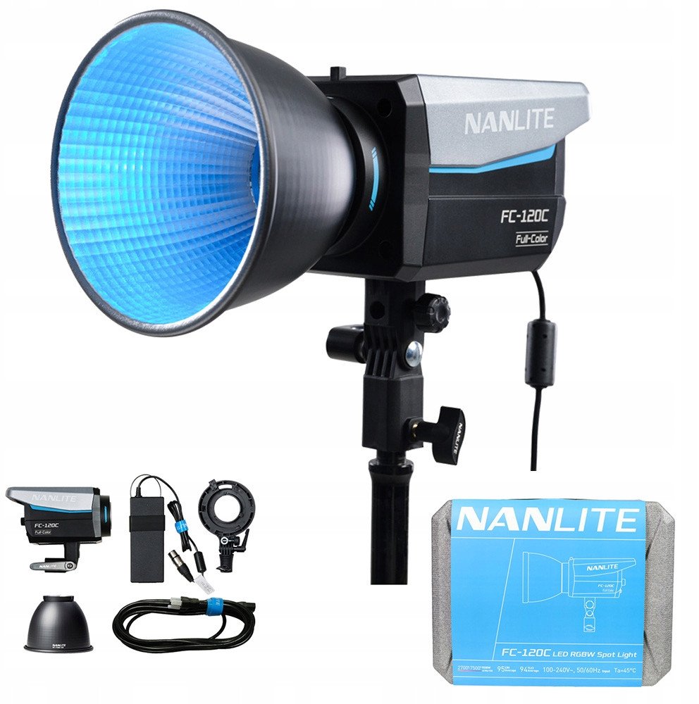 Lampa studyjna Multiblitz Nanlite FC-120C Full