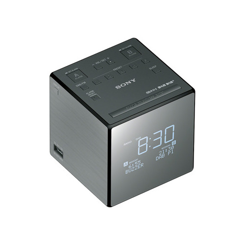 Sony XDR-C1DBP digital/clock radio silver-black |