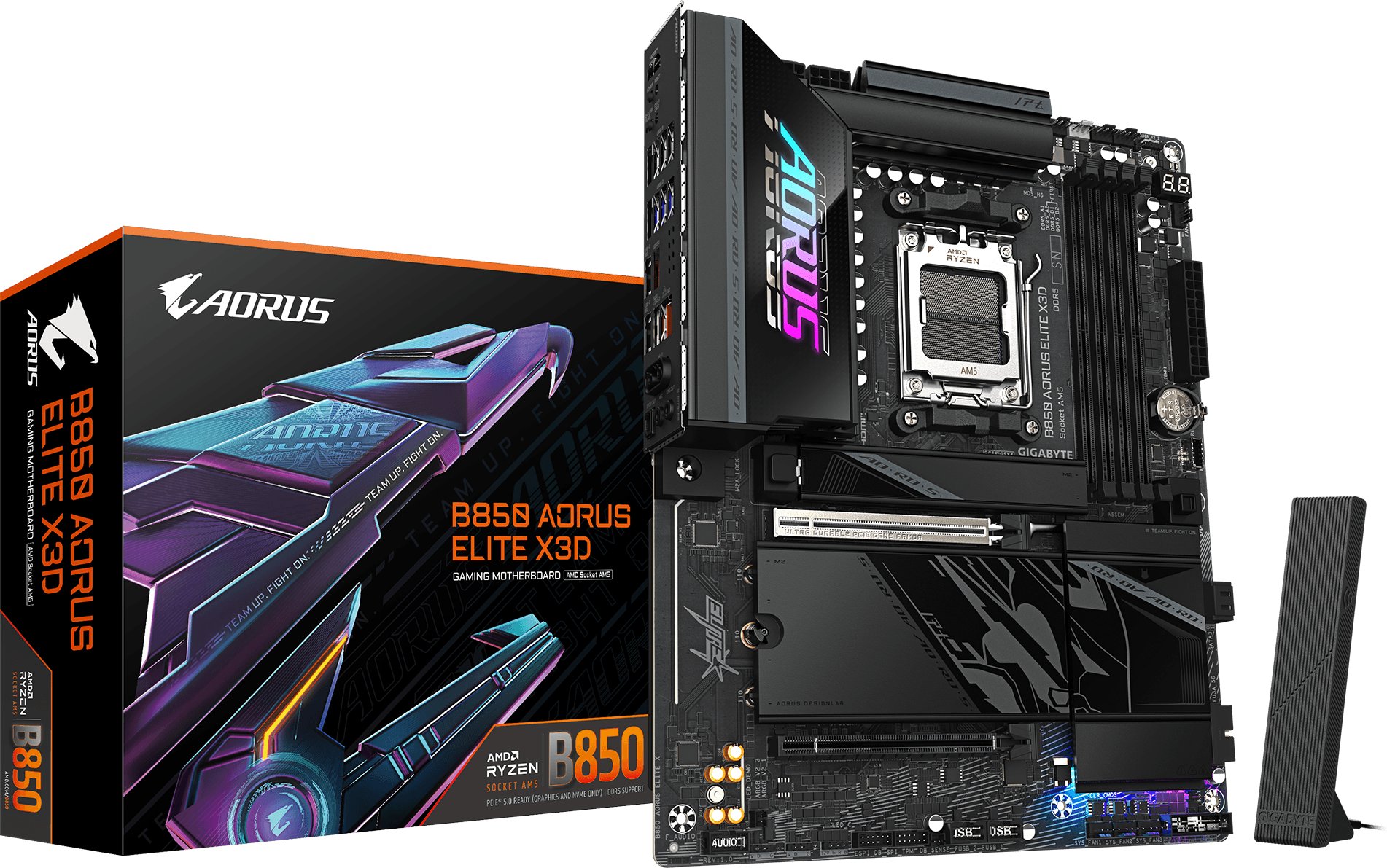 Gigabyte B850 AORUS ELITE X3D Motherboard