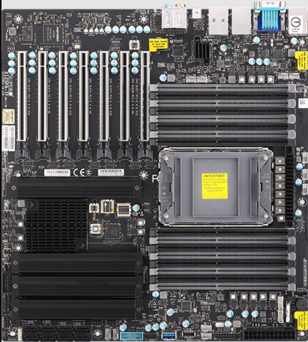 SuperMicro gniazdo 4189 hurtowa X12SPA-TF-B |
