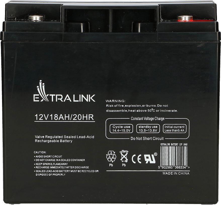 ExtraLink Akumulator 12V 18Ah (EX.6334)
