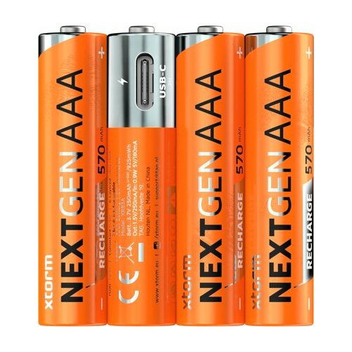 Xtorm Akumulatorki AAA USB-C opakowanie 4