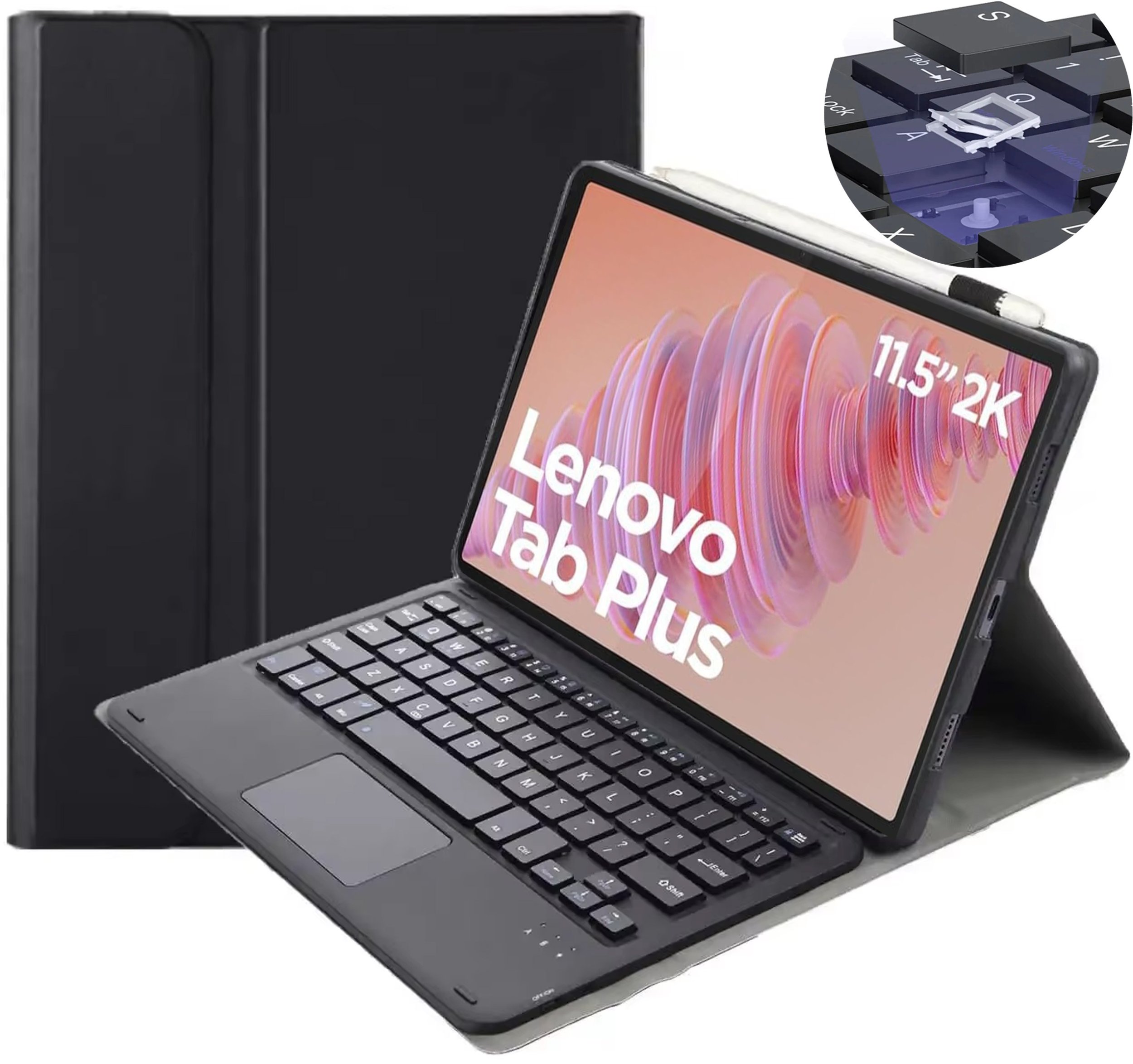 Strado-Tech Z klawiaturą do Lenovo Tab