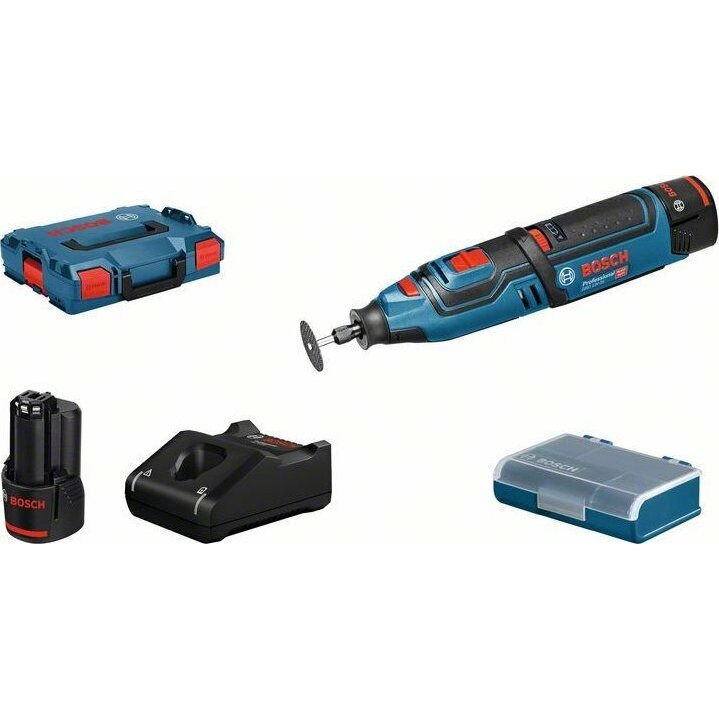 Bosch GRO 12V-35 + 2 x