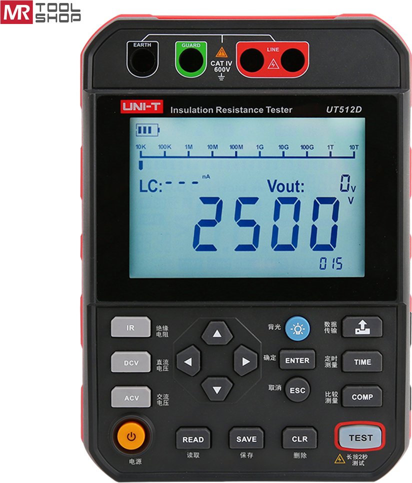 Uni-T UT512D High-Voltage Insulation Resistance Tester