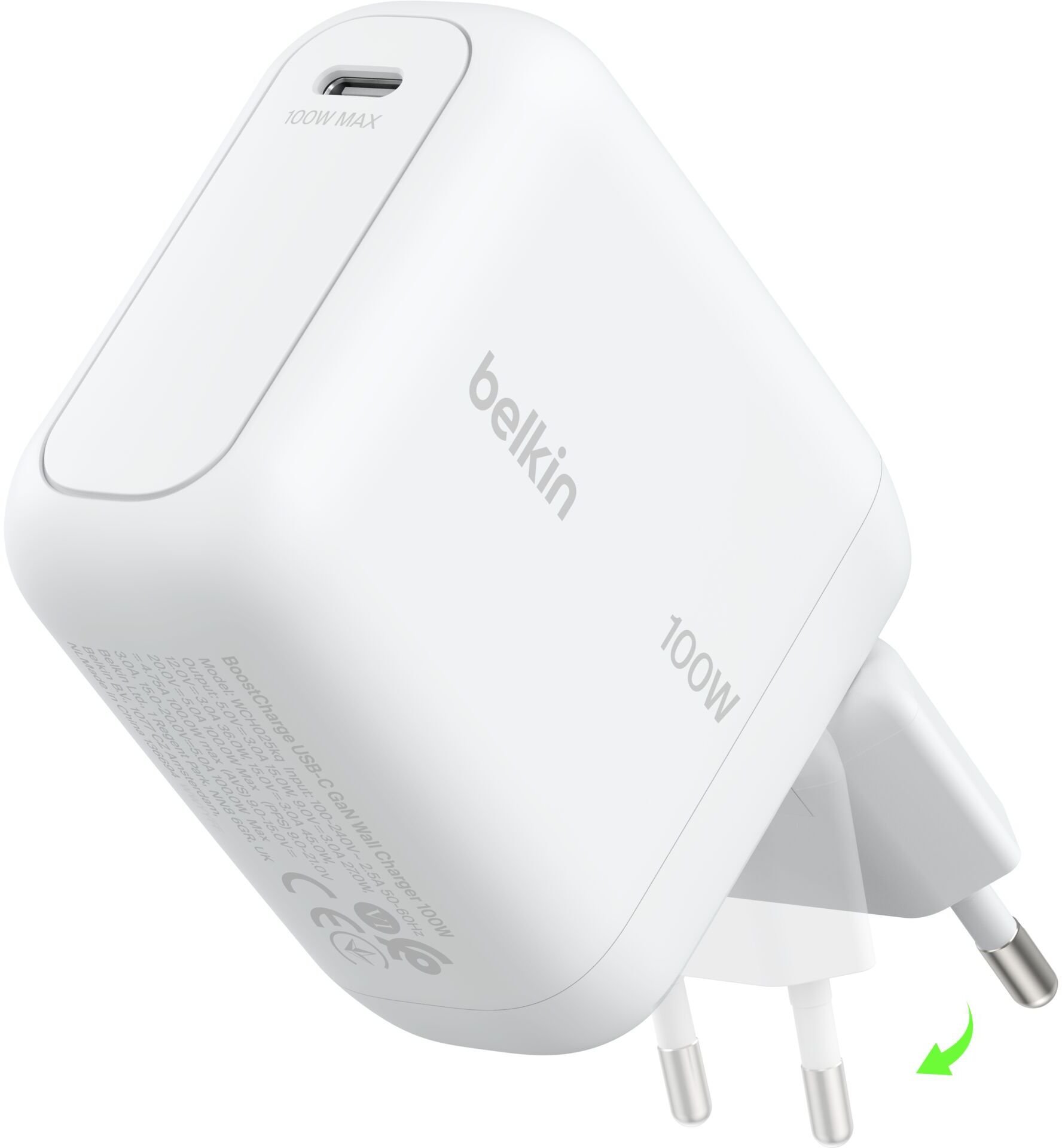Belkin Charger 100W GaN foldable plub