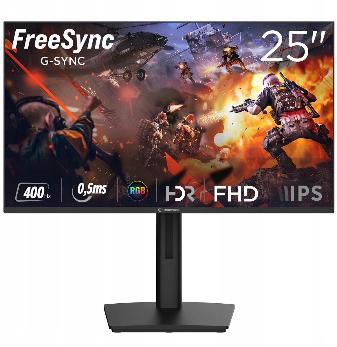 RAMPAGE TITAN 25-inch FHD 400Hz Fast