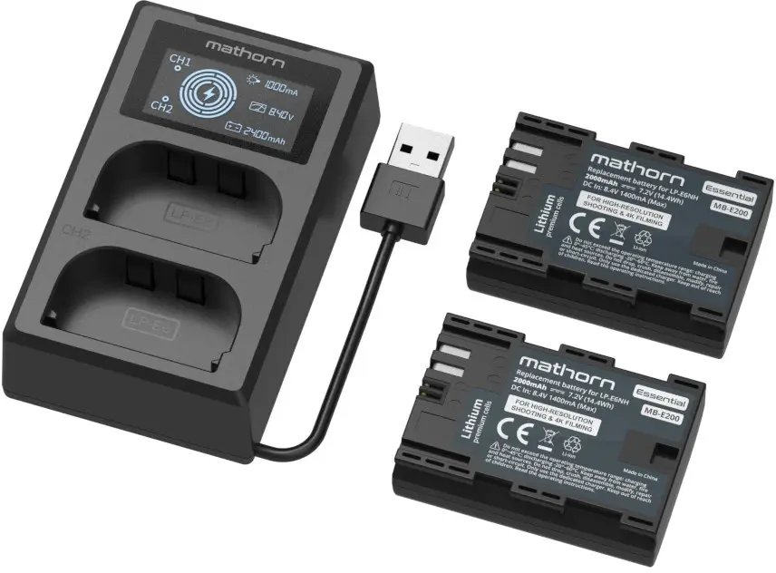 Charger do aparatu Mathorn Zestaw zasilający