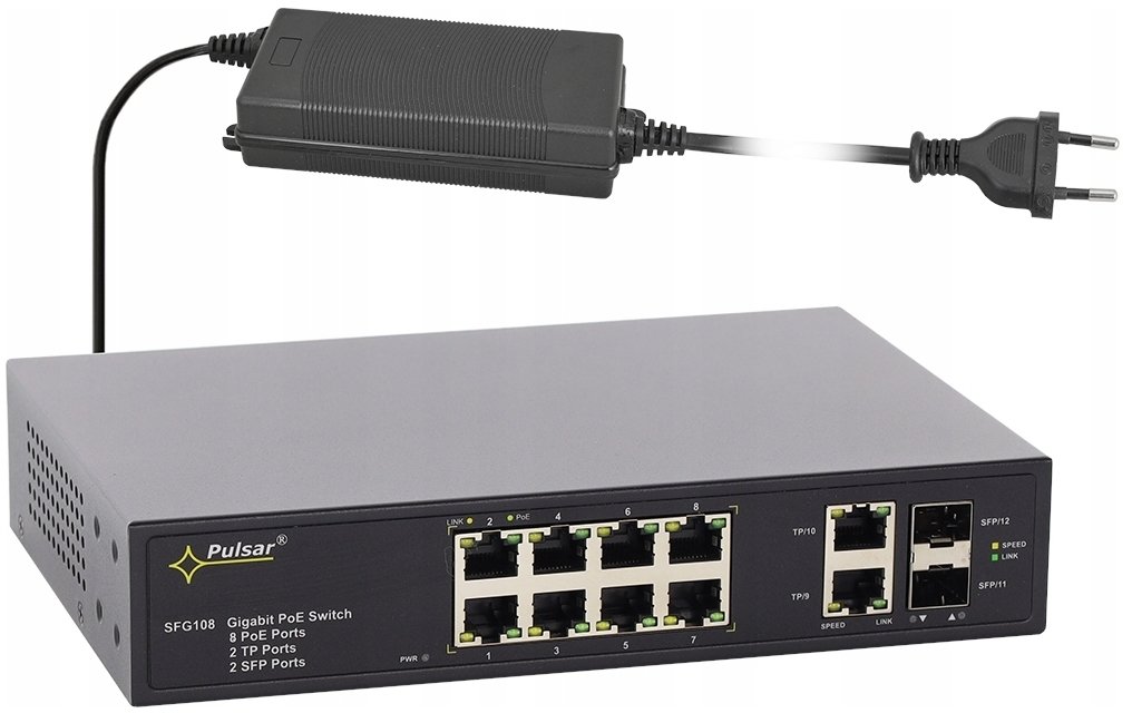 Pulsar SFG108-90W  PoE 12-portowy (5902135326336) |