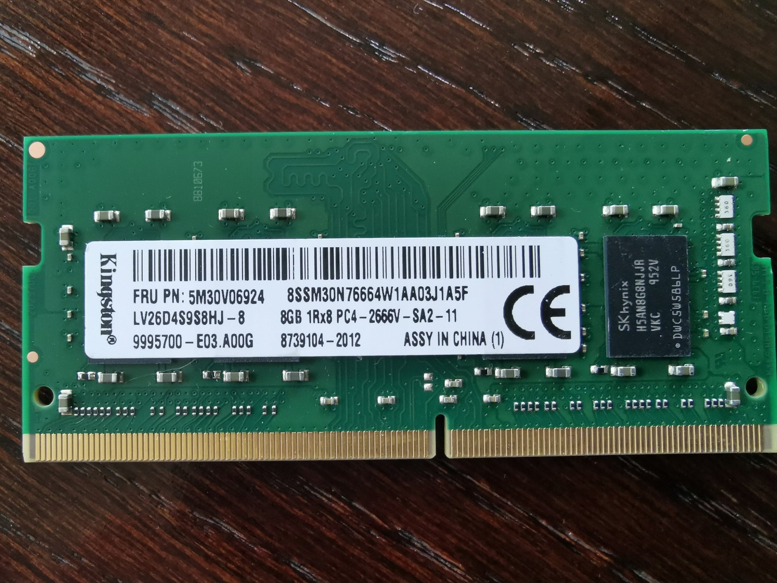 Lenovo 8GB D4 26S LV26D4S9S8HJ-8 |