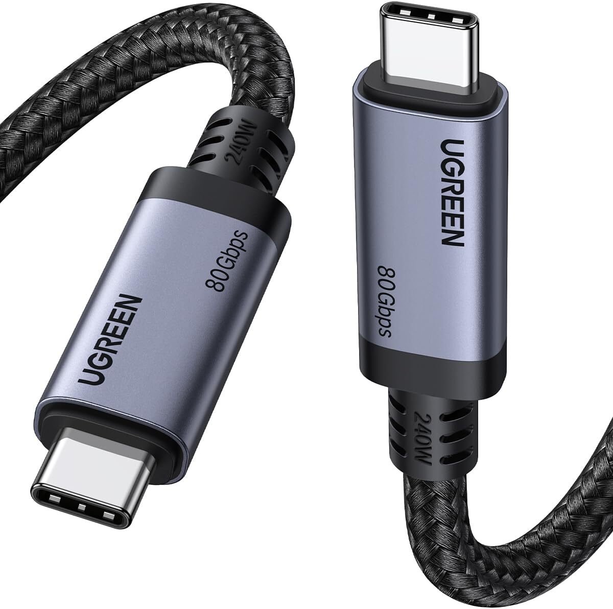 Ugreen Kabelis USB C male -