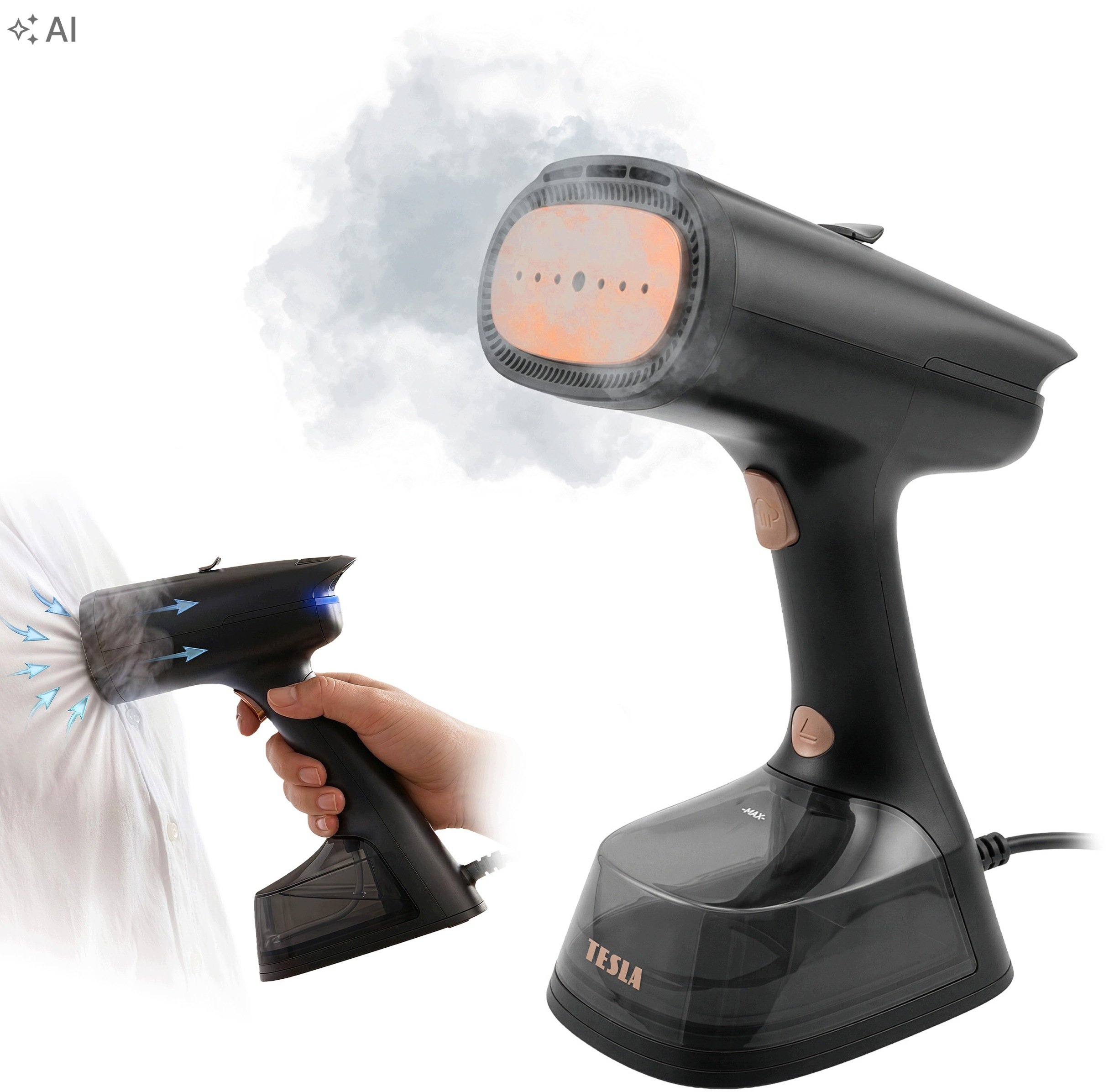 Tesla AeroGrip Steamer EA404  ar funkciju