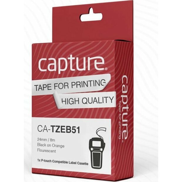 Capture 24mm x 8m Black on