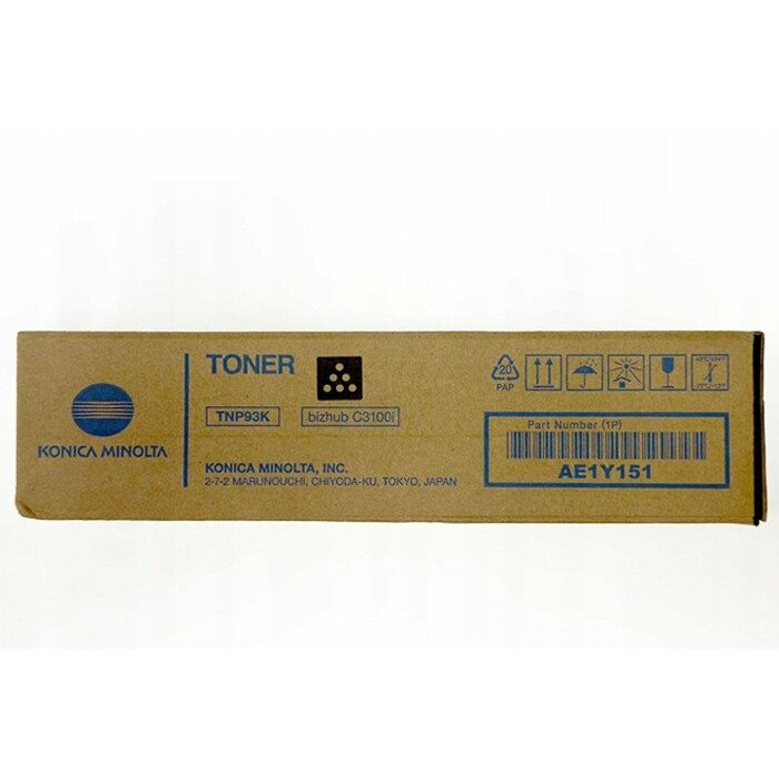 Toner JetWorld Oryginalny Toner Black Konica