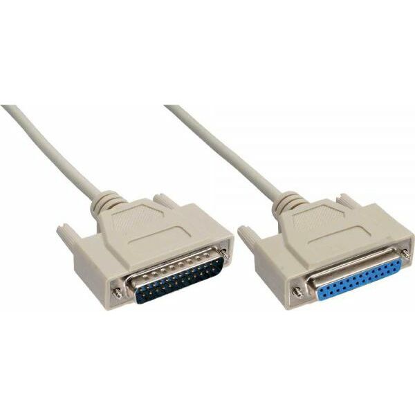 InLine DB-25 - DB-25, 30m, Gray