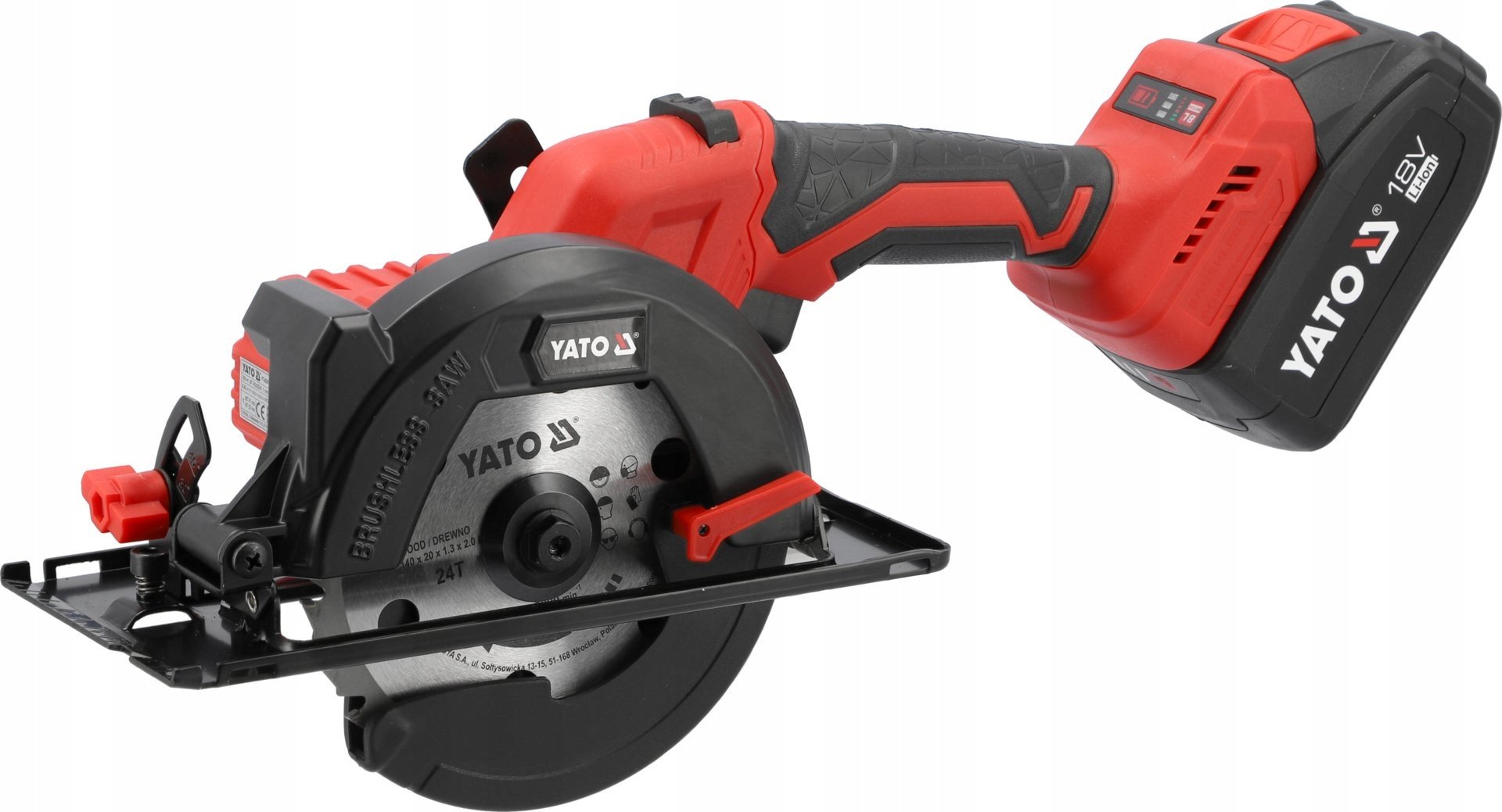 Yato YATO PILARKA BEZSZCZOTKOWA 18V 140mm