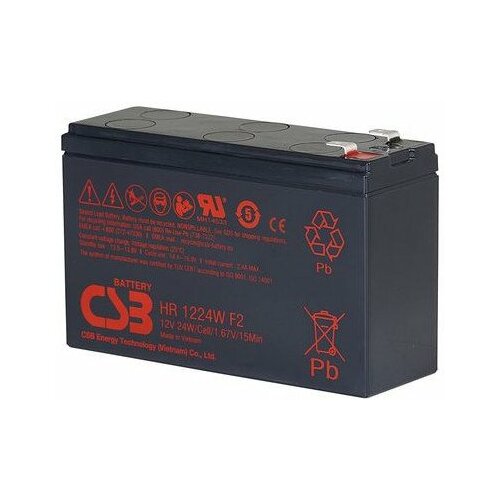 CSB Akumuliatorius 12V 6.4Ah@C20 24W@15min