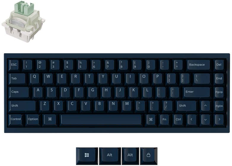 Klawiatura Keychron Q16 HE 8K/NAVY (Q16HW-J1)