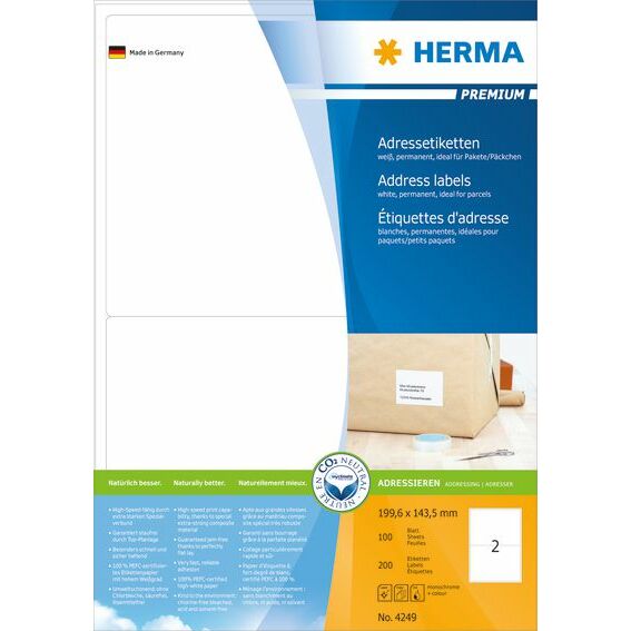 Herma Etykiety Premium 4249, A4, adresowe